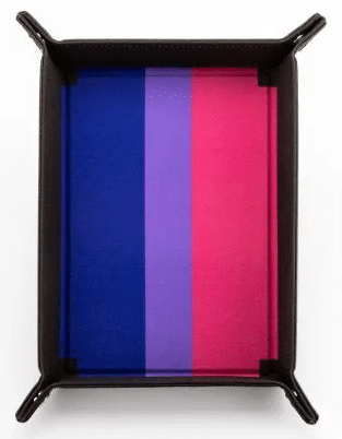Fanroll Bisexual Pride Fold Up Dice Tray image 0